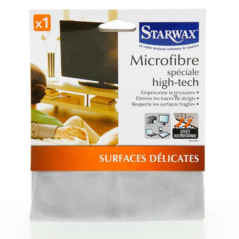 

Микрофибра Starwax High Tech для самых деликатных поверхностей, Серый