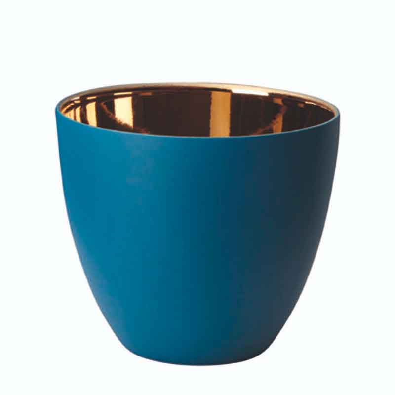Подсвечник Asa Selection Lantern, сине-золотой Asa Selection 10240/302, цвет синий 10240/302 - фото 1