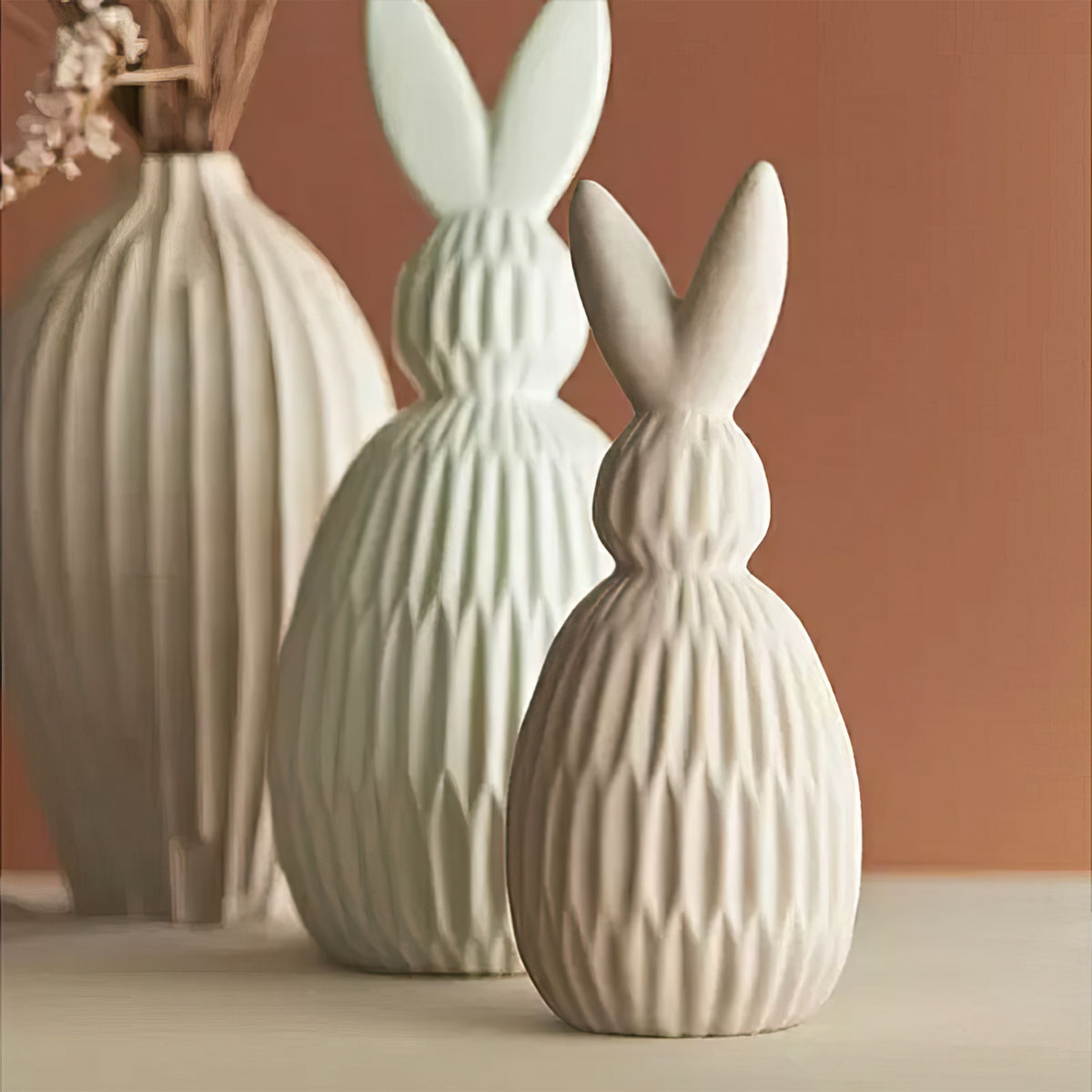 Фигурка декоративная Tkano Essential Trendy Bunny beige Tkano TK24-DEC-RA0004, цвет бежевый - фото 8