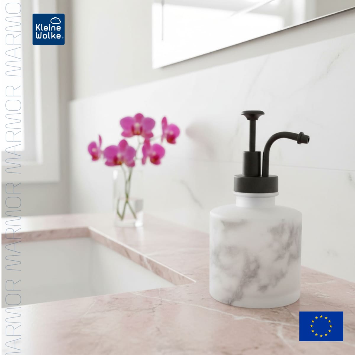 Дозатор для жидкого мыла Kleine Wolke Marmor Anthracite 4050₽