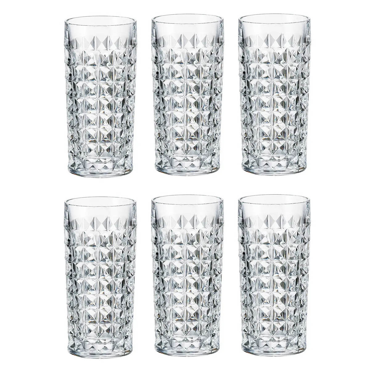 Набор стаканов высоких Giftware Diamond 260мл 6шт 8900₽