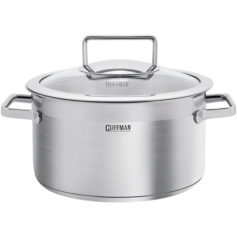 

Кастрюля 4,2л Guffman Dulce, Серый