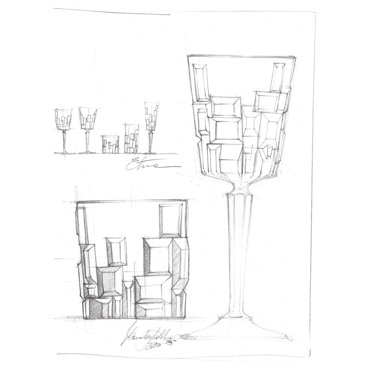 Набор бокалов для белого вина RCR Cristalleria Italiana Etna, 6шт RCR Cristalleria Italiana 27436020006, цвет прозрачный - фото 3