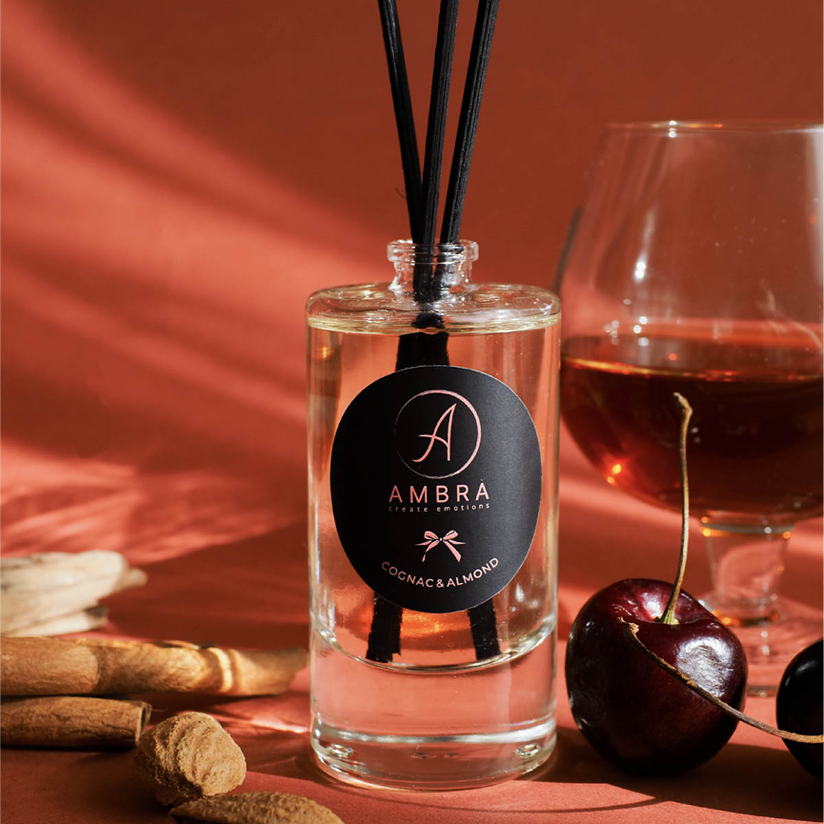 Диффузор ароматический Ambra Cognac & Almond 50мл Ambra AMB160 - фото 6