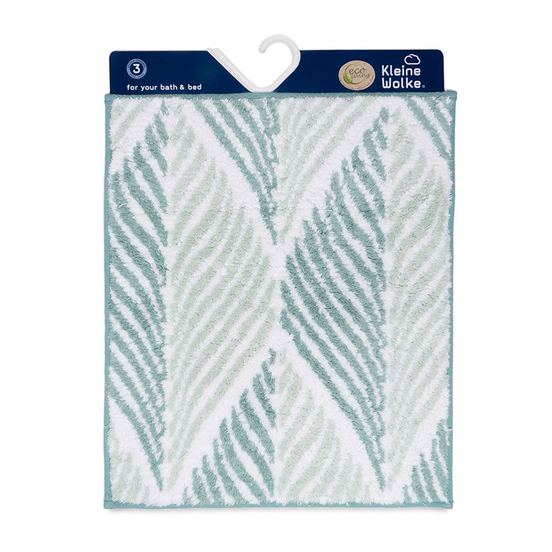 

Коврик для ванной Kleine Wolke Leaf Maledivia 50x60см, Зеленый