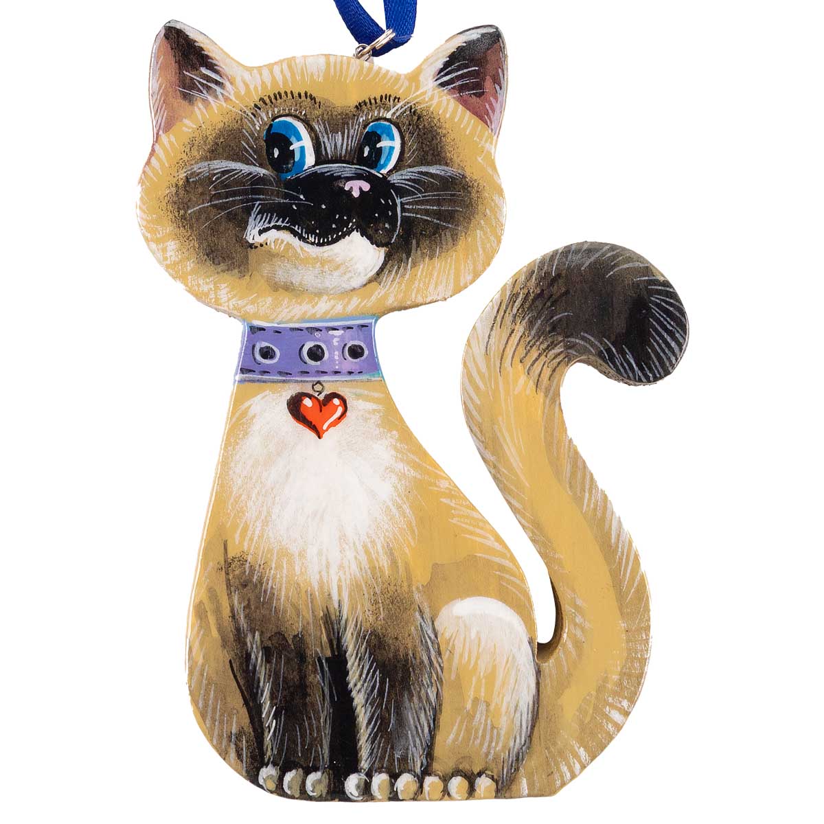 

Елочная игрушка ручной работы Мануфактура подарков Кошка