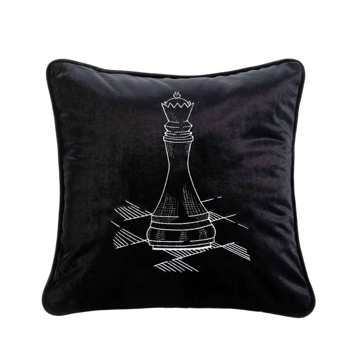 Подушка декоративная Elpida Шахматные фигуры. Королева шахматные фигуры обиходные