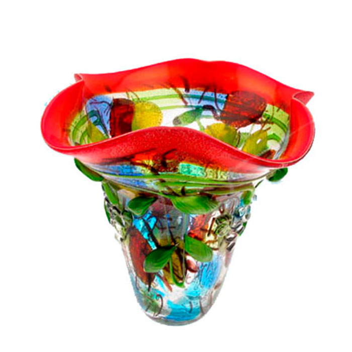 

Ваза Jozefina Фьюжн 35см, Красный