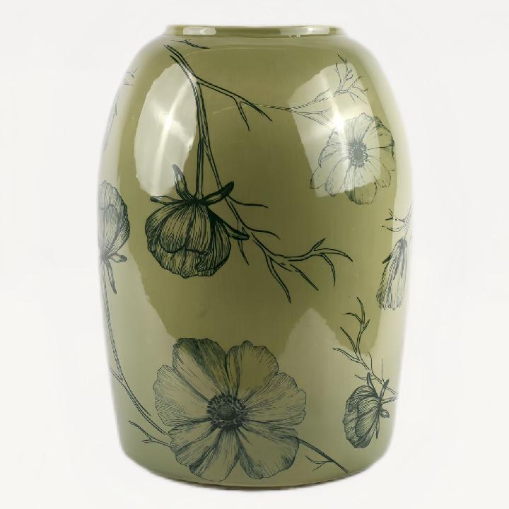 Ваза Покровская Дымов Керамика Космея вечер 20.00