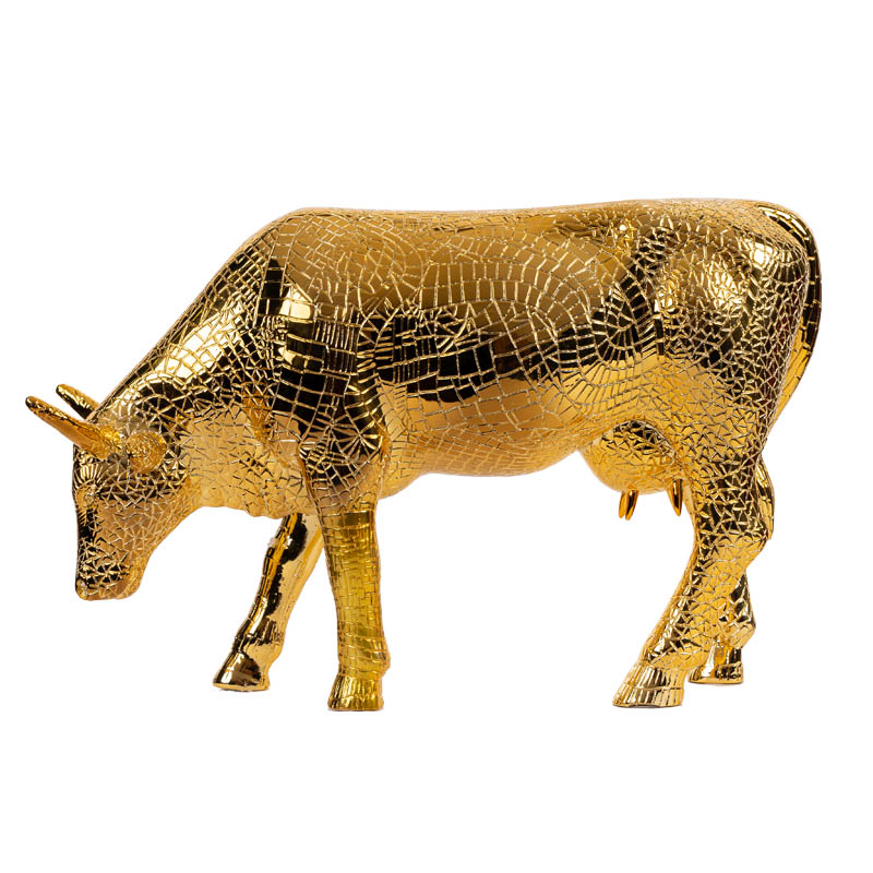 Коллекционная корова CowParade Russia Mira Moo Gold