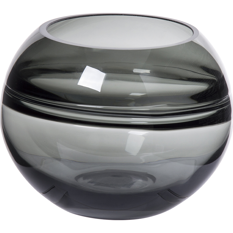 

Ваза Hakbijl Glass Bubbleball Glass Line 15см, Серый