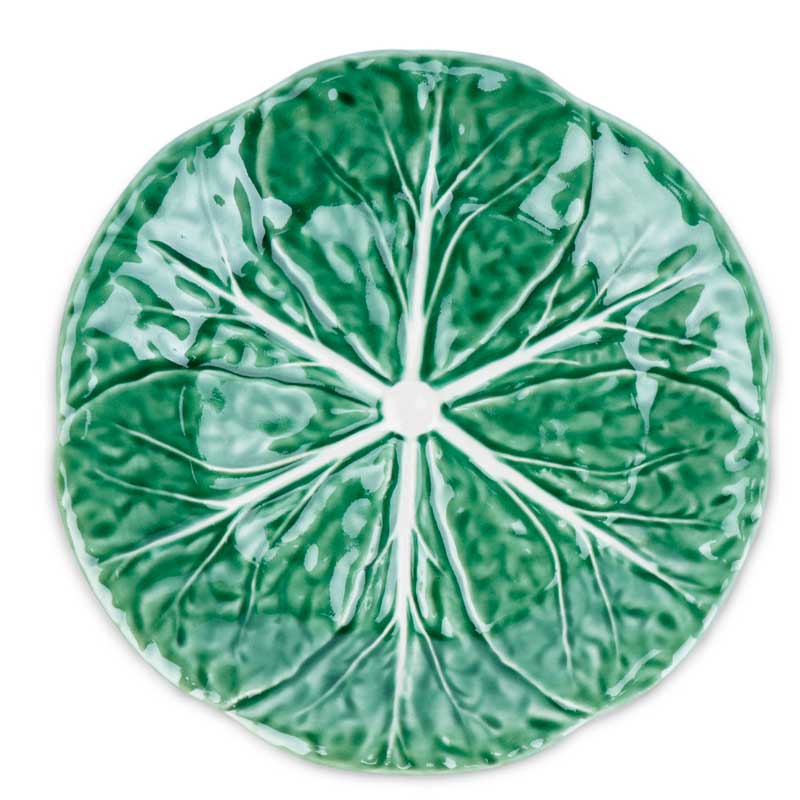 Тарелка десертная Bordallo Pinheiro Cabbage Natural Bordallo Pinheiro 65000462, цвет зеленый - фото 1