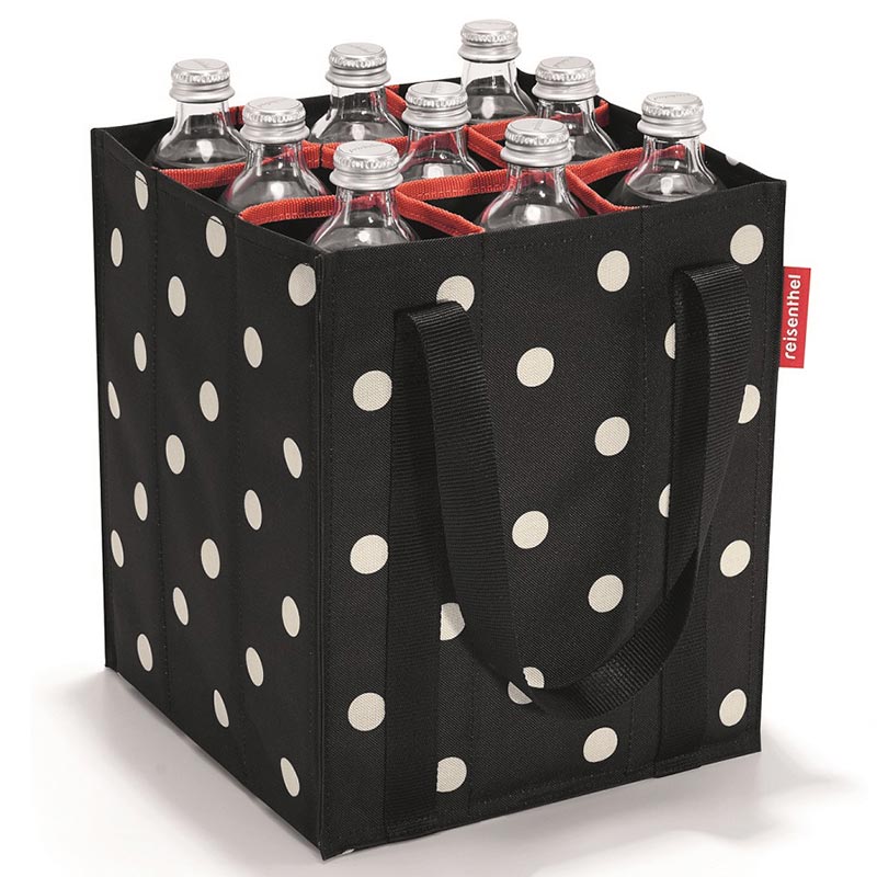 

Сумка-органайзер для бутылок Reisenthel Bottlebag mixed dots, Черный