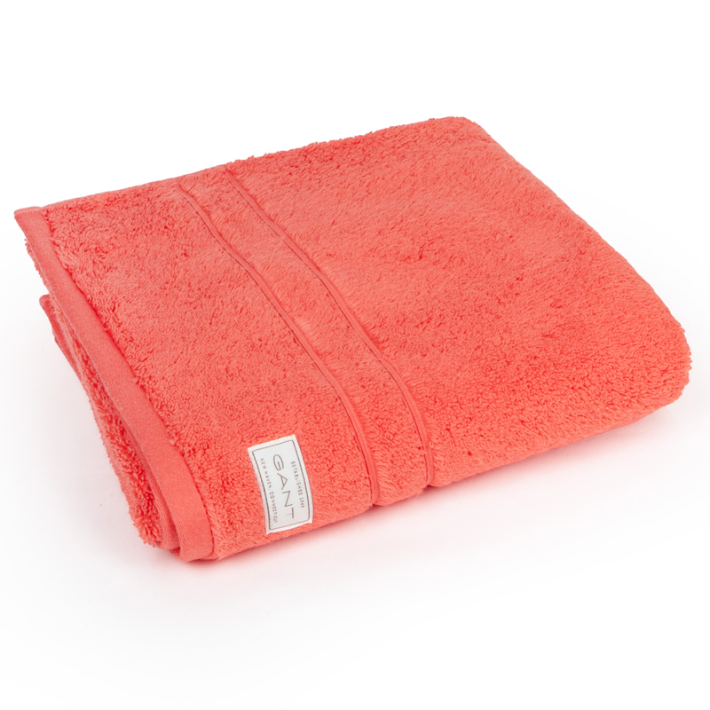 

Полотенце махровое Gant Home Premium 30x50см, цвет коралловый, Оранжевый