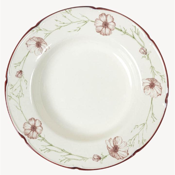 Тарелка суповая Дымов Керамика Космея утро 07.00