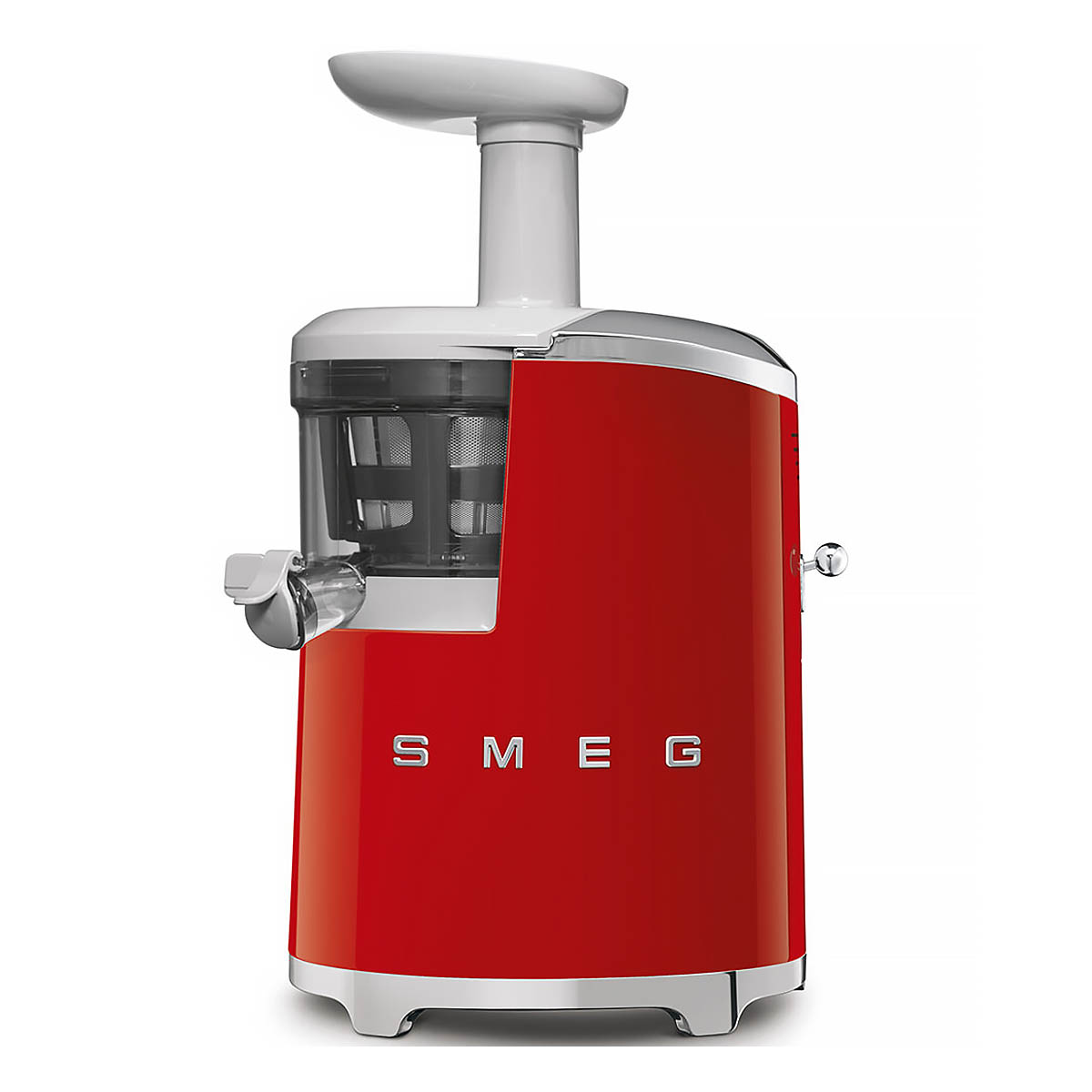 Соковыжималка шнековая Smeg 50’s Style, цвет красный