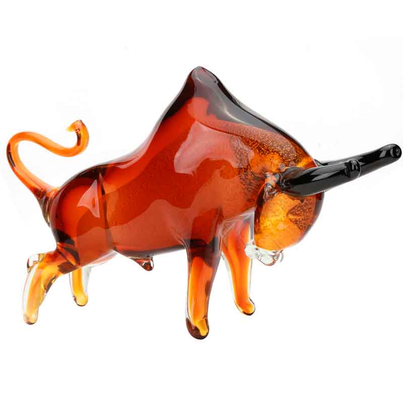 

Фигурка Art Glass Бык 34х19 см, Многоцветие