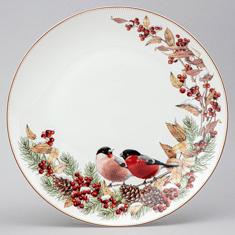 

Тарелка обеденная Lefard Морозко Снегири