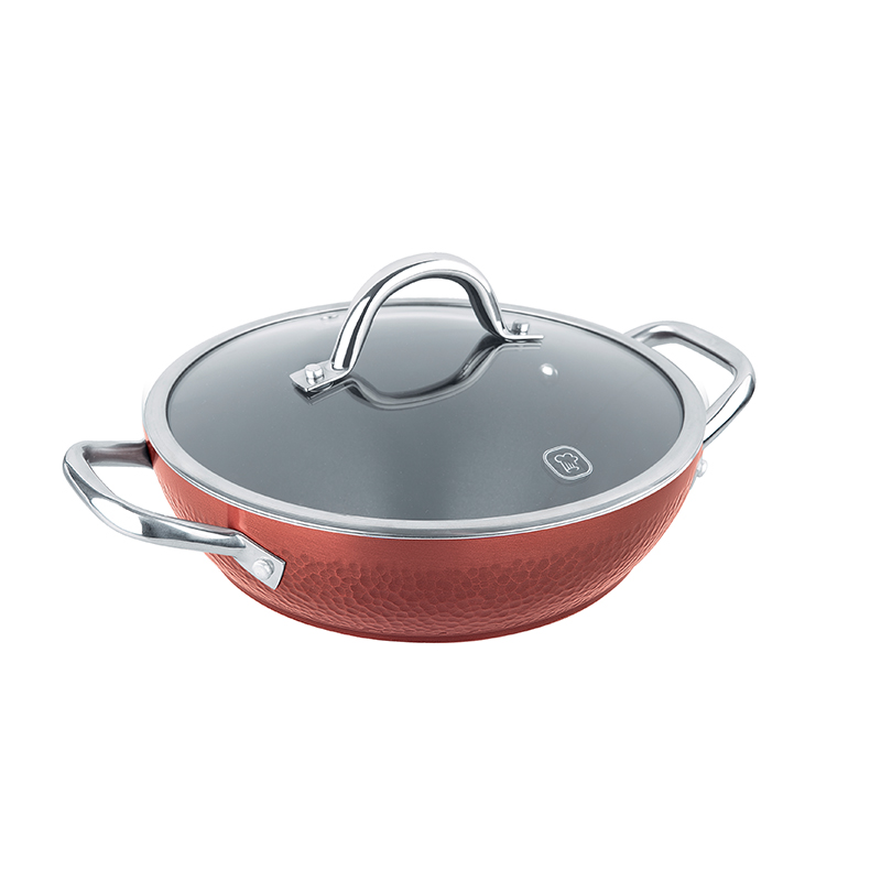 

Сотейник с крышкой Rondell Jersey 26 см, Медный