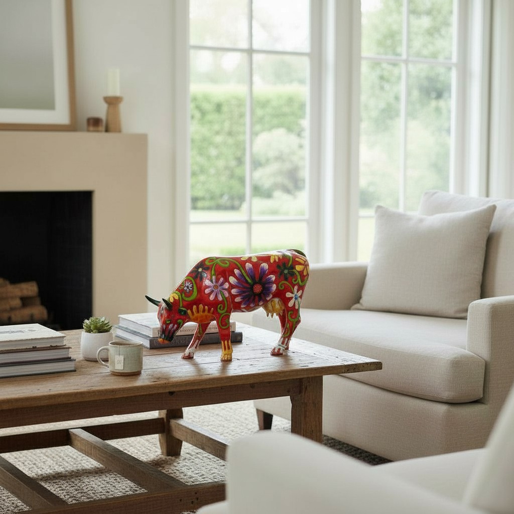 

Коллекционная корова CowParade Russia Flower Lover Cow 30,5x19,5см