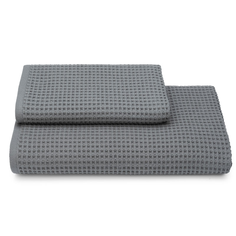 

Полотенце рельефное Cleanelly collection Conforto 80x150см, цвет серый
