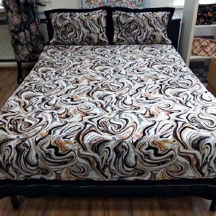 Плед Feiler Murano Nero 150x230см, серый сланцевый