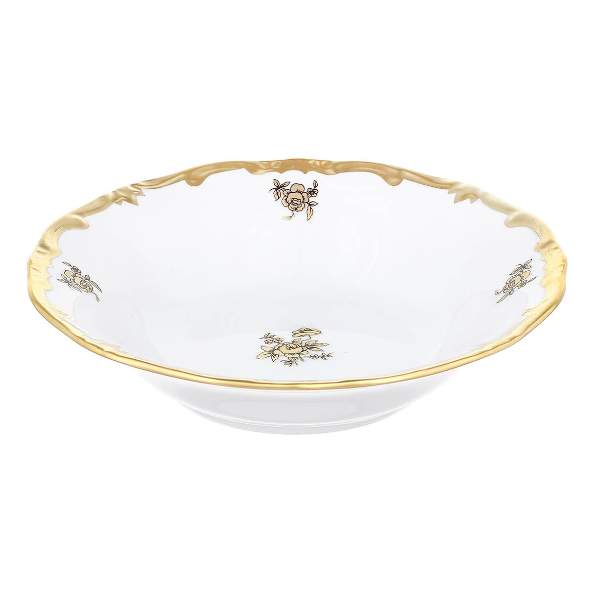 

Набор салатников 16см Weimar Porzellan Роза Золотая 3шт