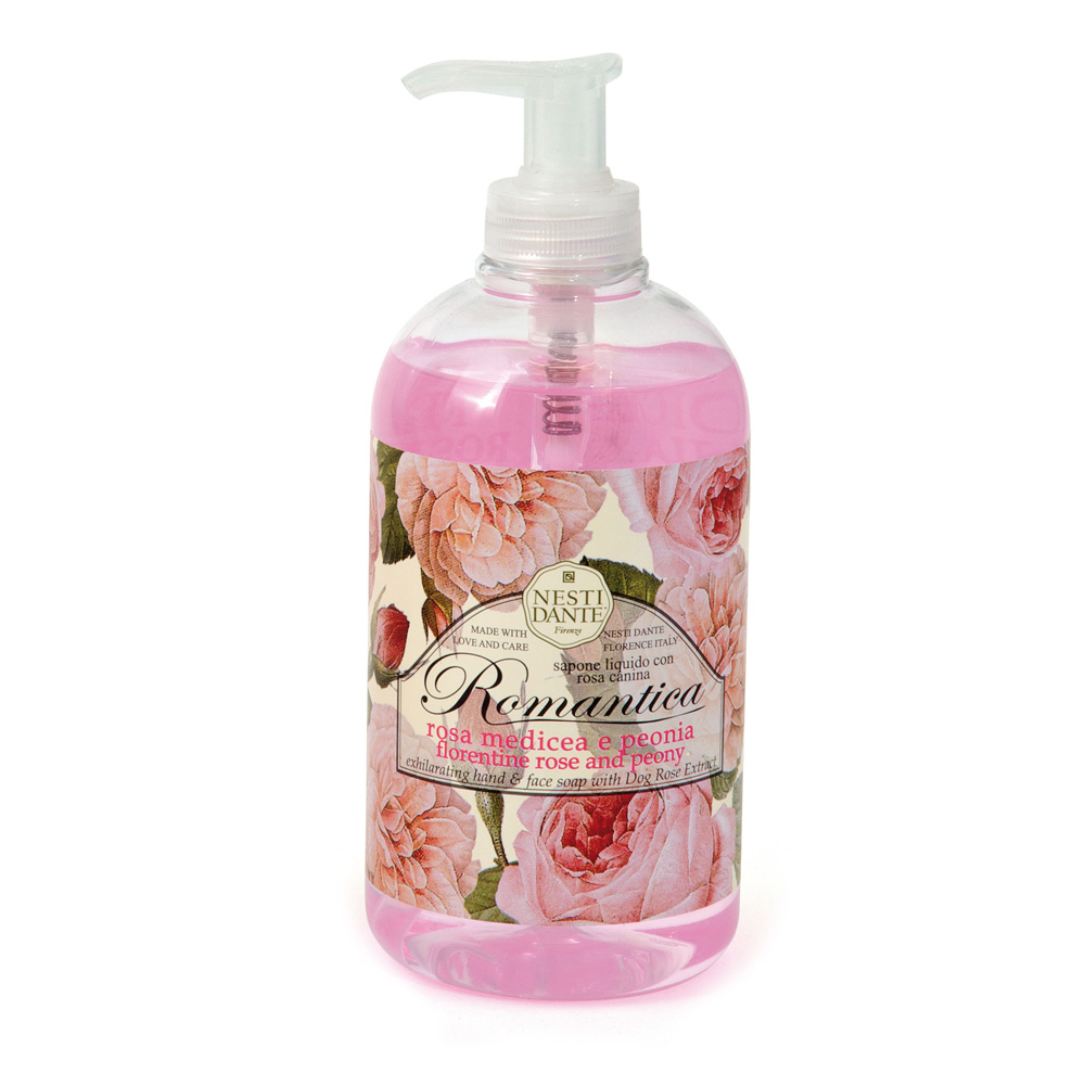 Жидкое мыло Nesti Dante Romantica Флорентийская роза и пион роза флорибунда шейлас парфюм