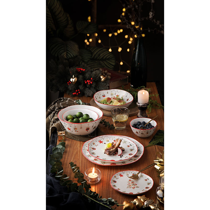 Салатник Myatashop Christmas gift 16см 721026 Белый, фото 2