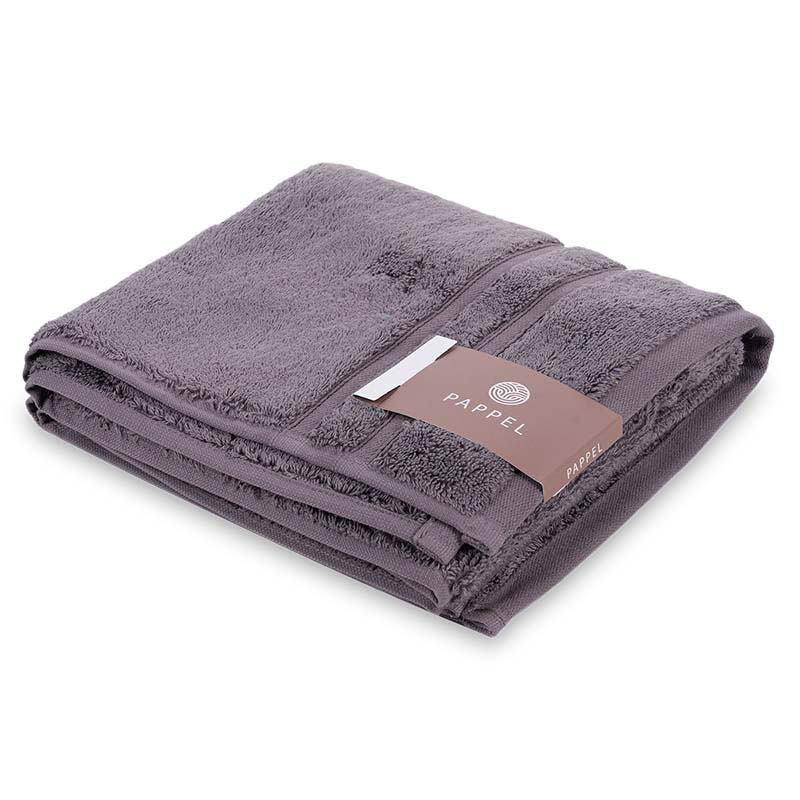 Полотенце махровое Pappel Cirrus/S 50x100см, цвет темно-серый полотенце махровое asil sauna brown 70x140