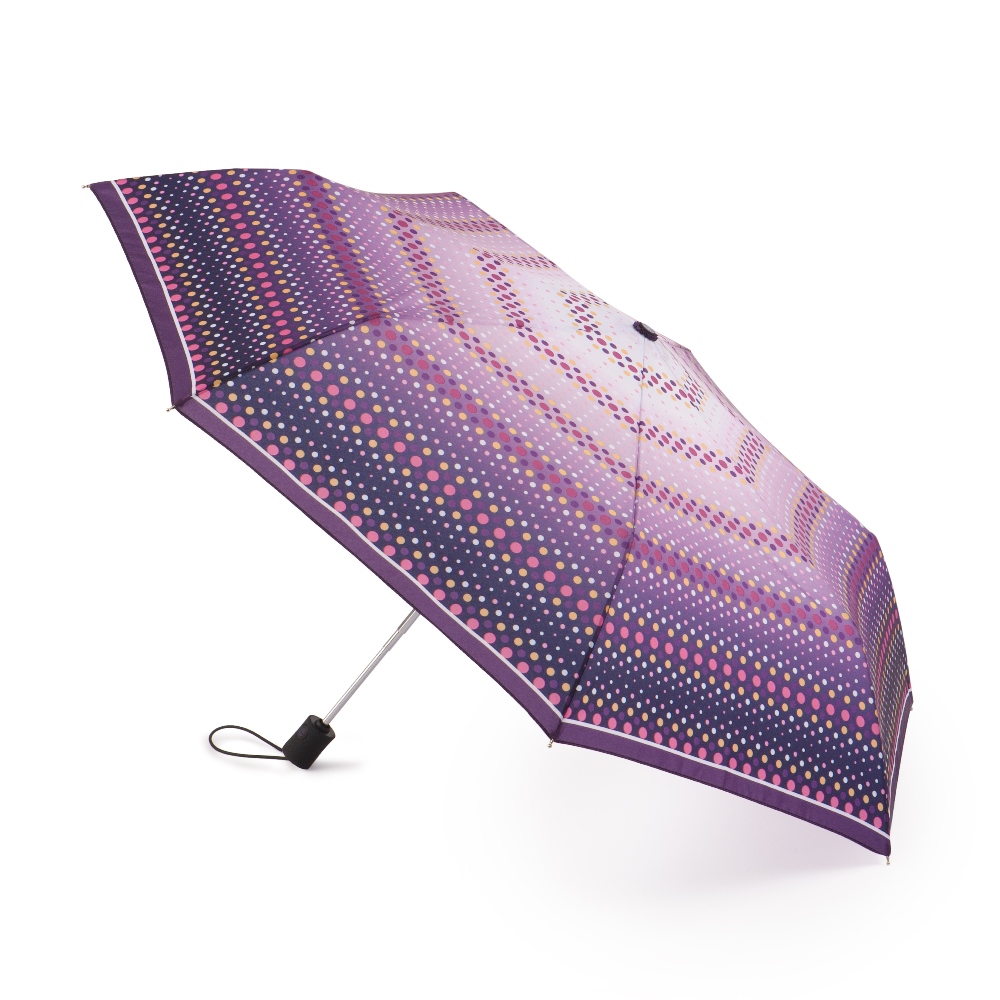 Зонт женский Henry Backer купол 92см, фиолетовый складной силиконовый стакан для кофе фиолетовый