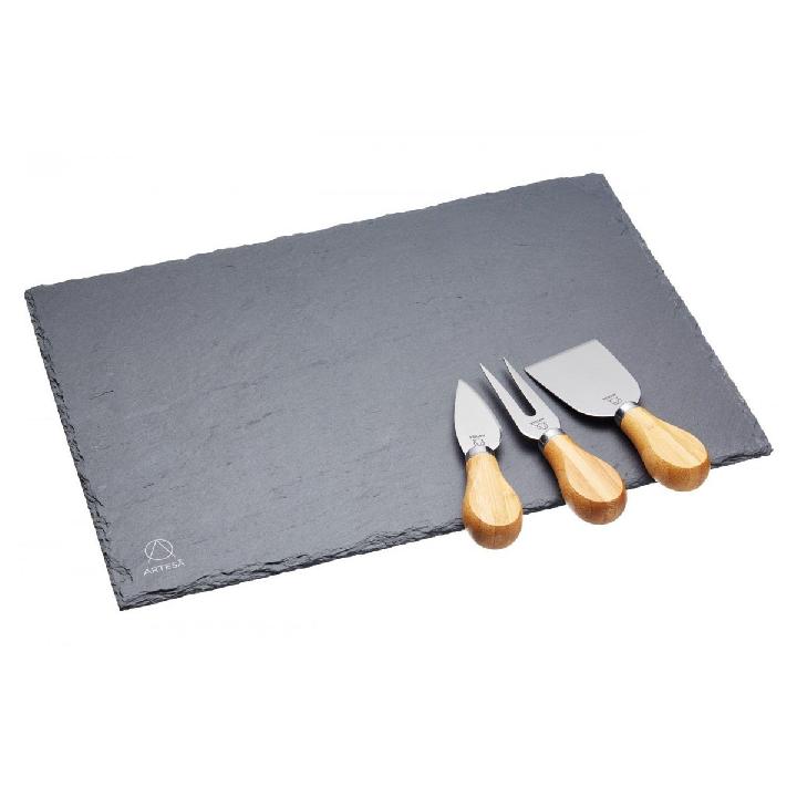 Набор для нарезки сыра Kitchen Craft Artesa Natural Slate