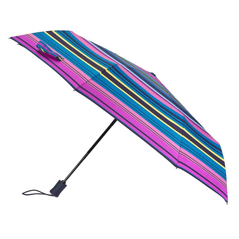 Зонт женский автомат Fulton Фиолетовая полоска Fulton R348-4100 StripePatternPu, цвет разноцветный