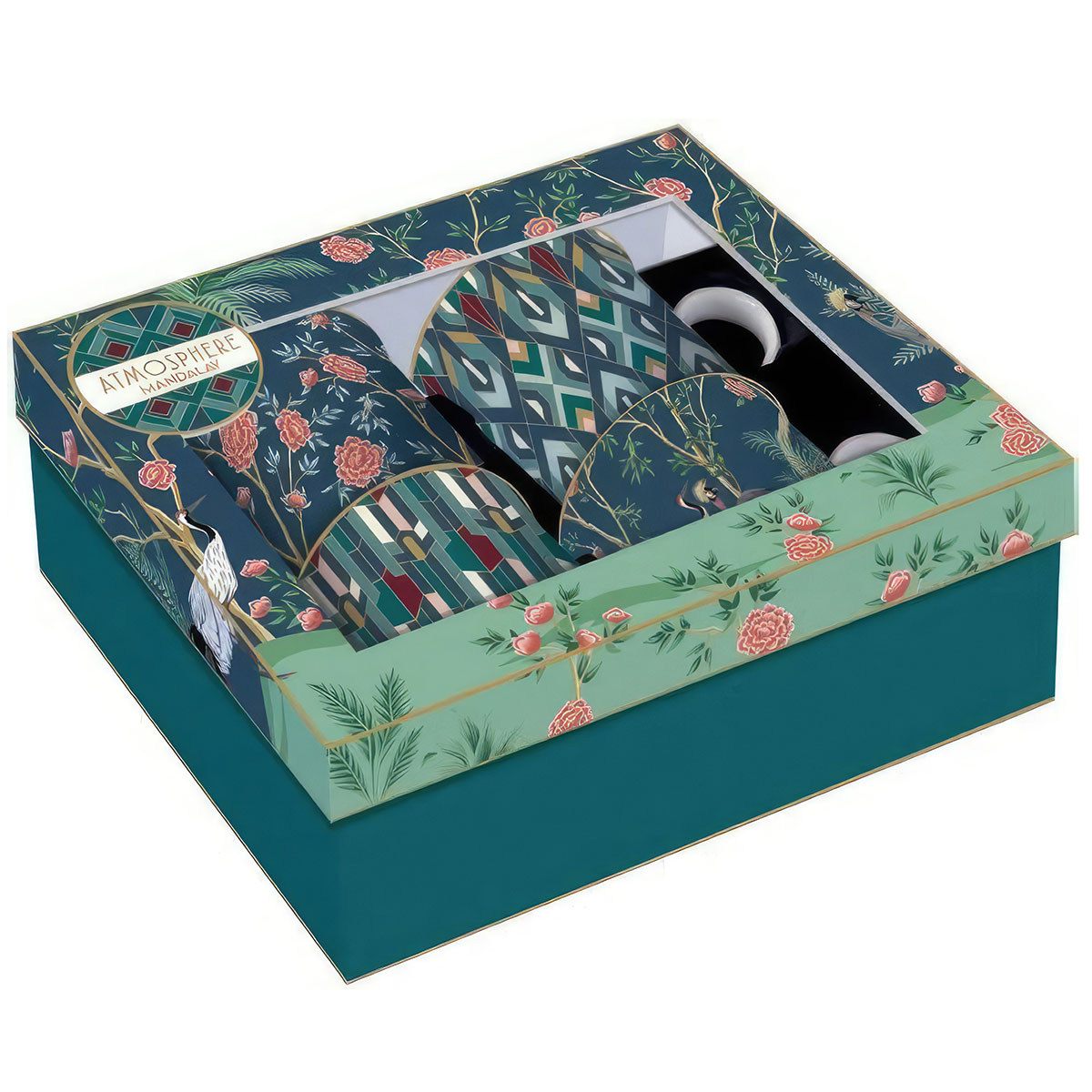 Набор кружек Easy Life Mandalay, в подарочной упаковке подарочный набор посуды adelica поднос 30 см менажница на 2 секции в подарочной коробке