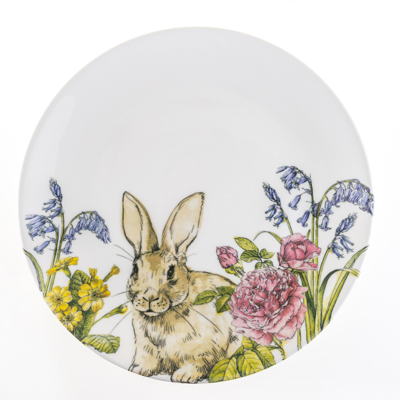Тарелка обеденная Churchill Кролик на лугу Churchill RAME00011, цвет разноцветный