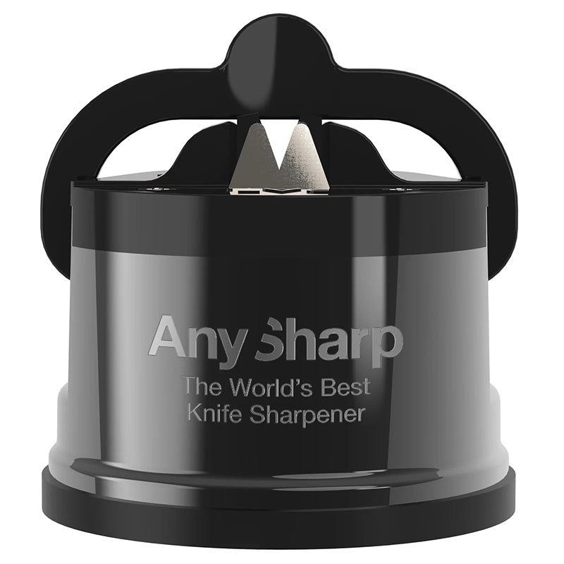 Точилка для ножей AnySharp PRO металлический корпус, цвет вольфрам точилка для топоров и ножей кобальт