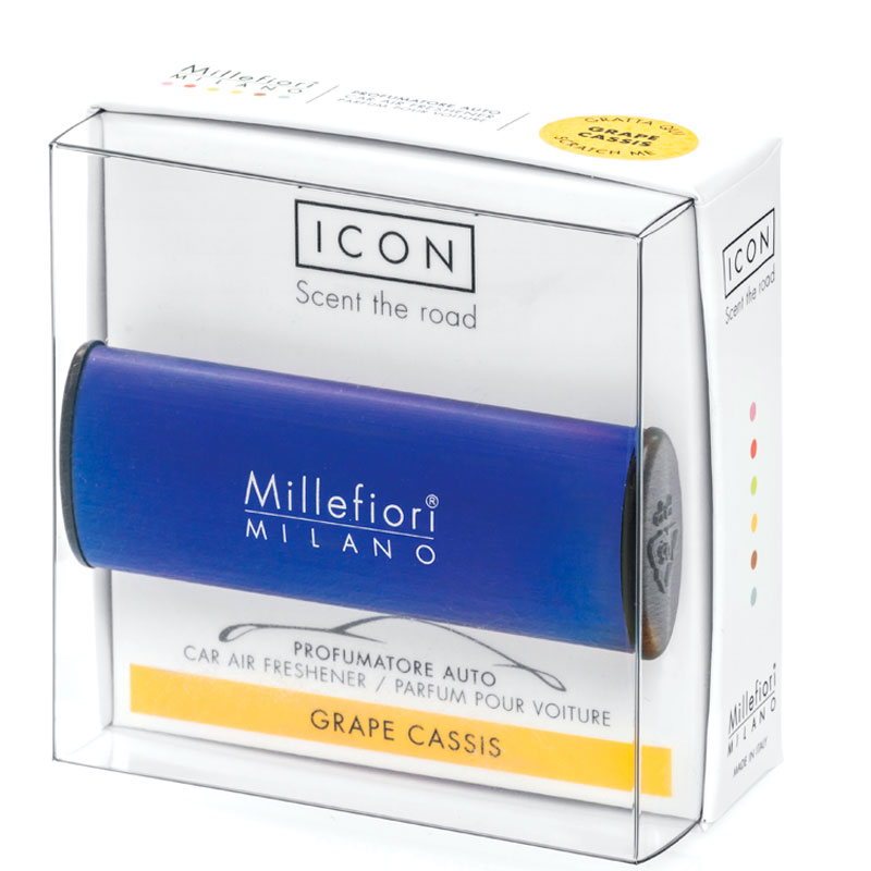 

Ароматизатор автомобильный Millefiori Milano ICON "Классик" Виноградная гроздь, Синий