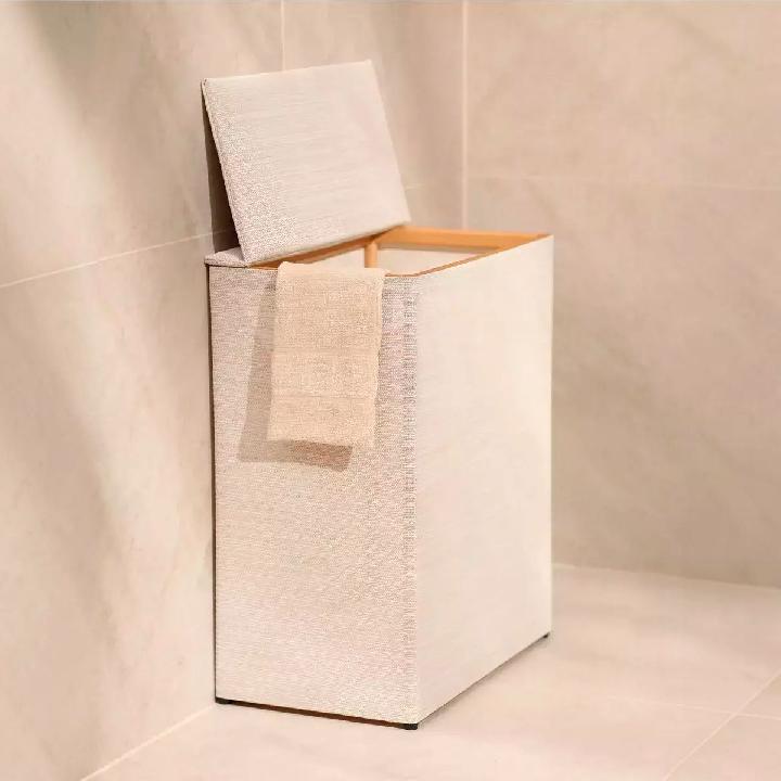 Корзина для белья Casy Home Лен 46х27х57см 70л