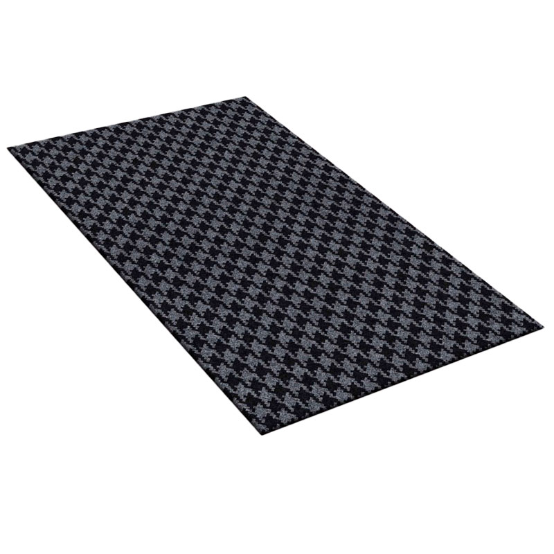 Коврик влаговпитывающий Shahintex Гусиная лапка 50x80см графит 990₽