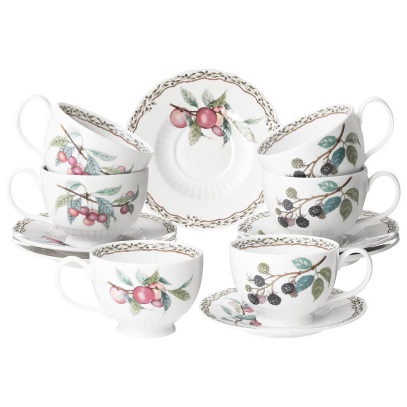 

Набор чайных пар Lefard Фруктовый сад 6шт