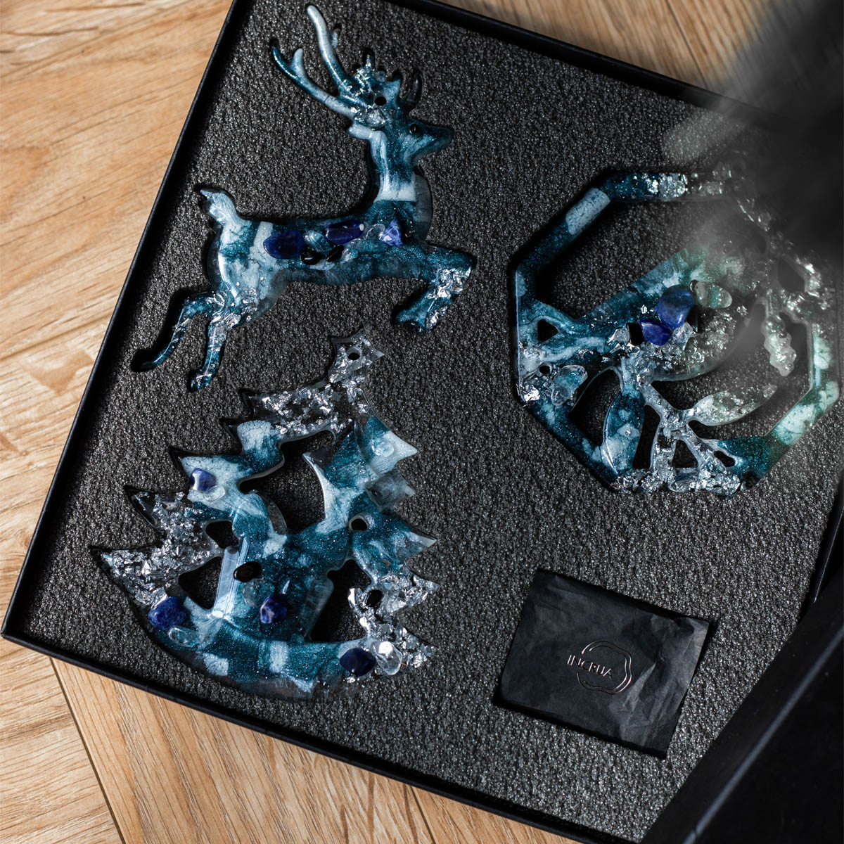 

Набор елочных игрушек Incrua 3 предмета, содалит