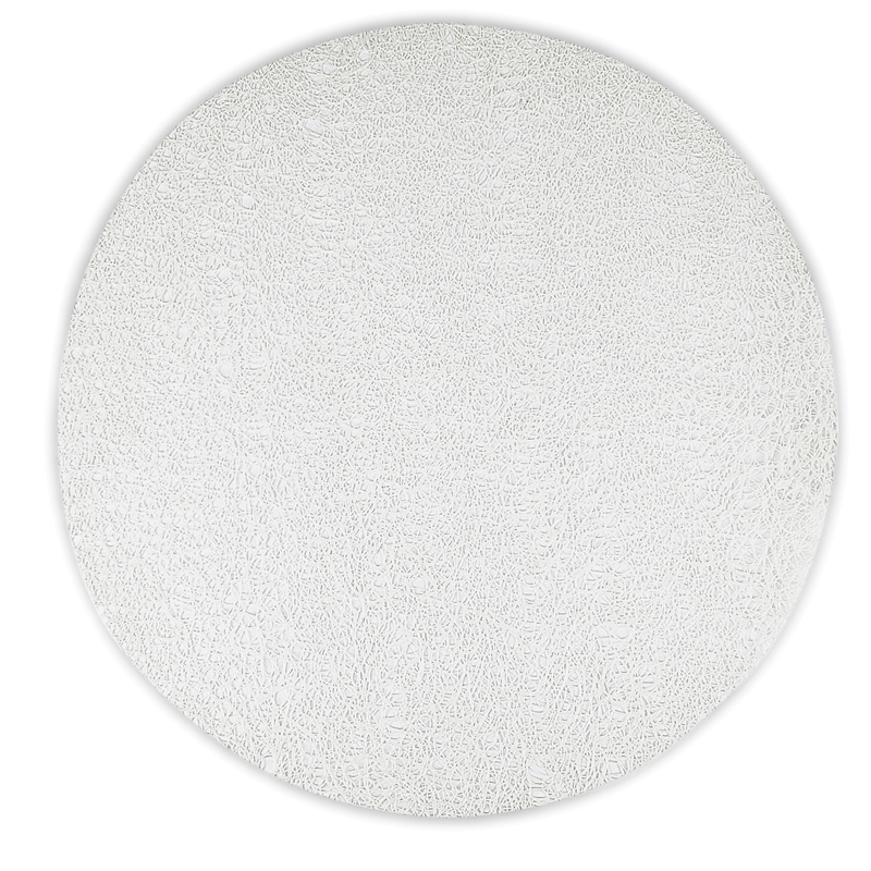 Салфетка под посуду круглая Peyer Paris 38см, цвет белый