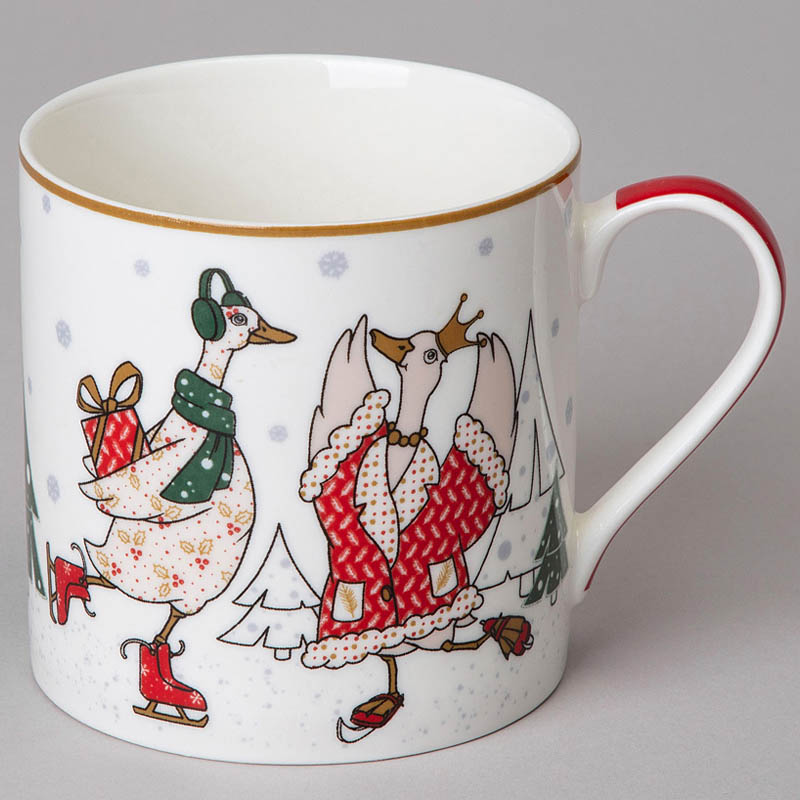 

Кружка Lefard Family Christmas Гуси на коньках