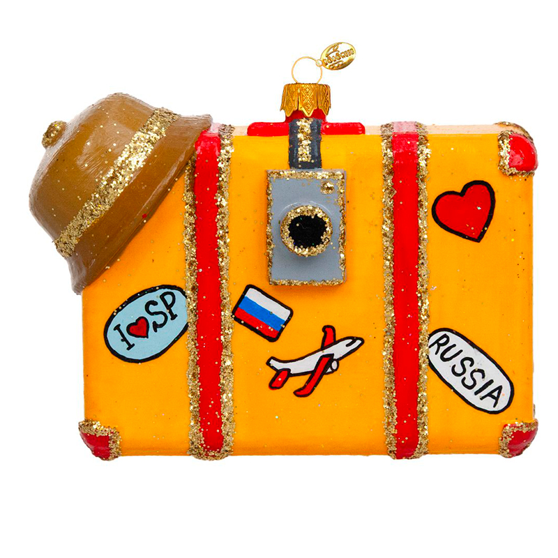 

Елочное украшение Коломеев Чемодан путешественника