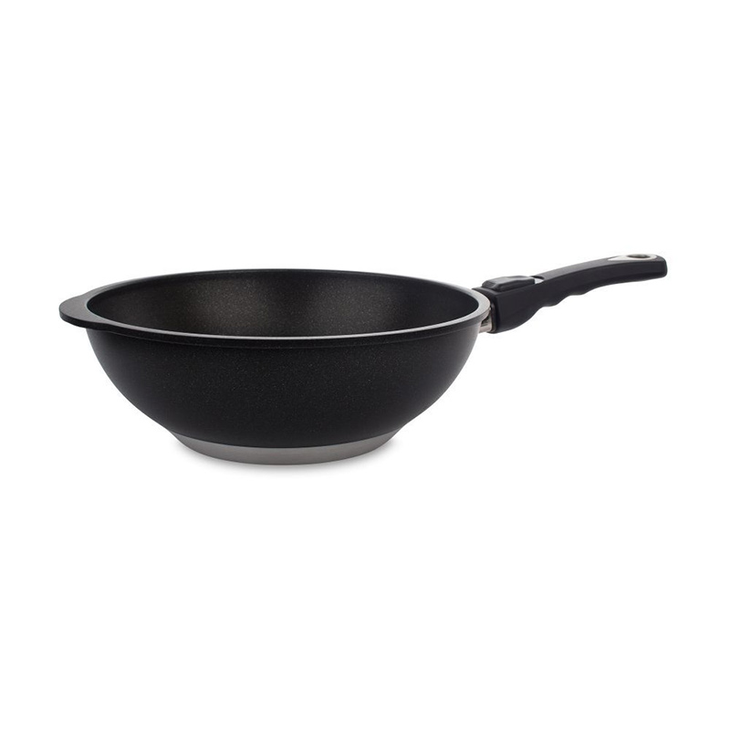 Сковорода-вок AMT Frying Pans 26см AMT AMT1126S, цвет черный