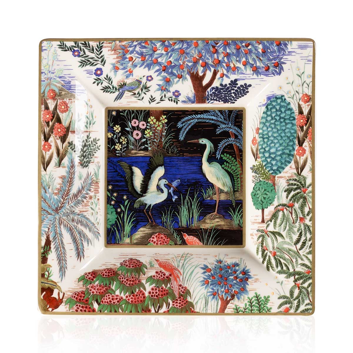 Блюдо квадратное Gien Le Jardin Du Palais 17x17см 15660₽