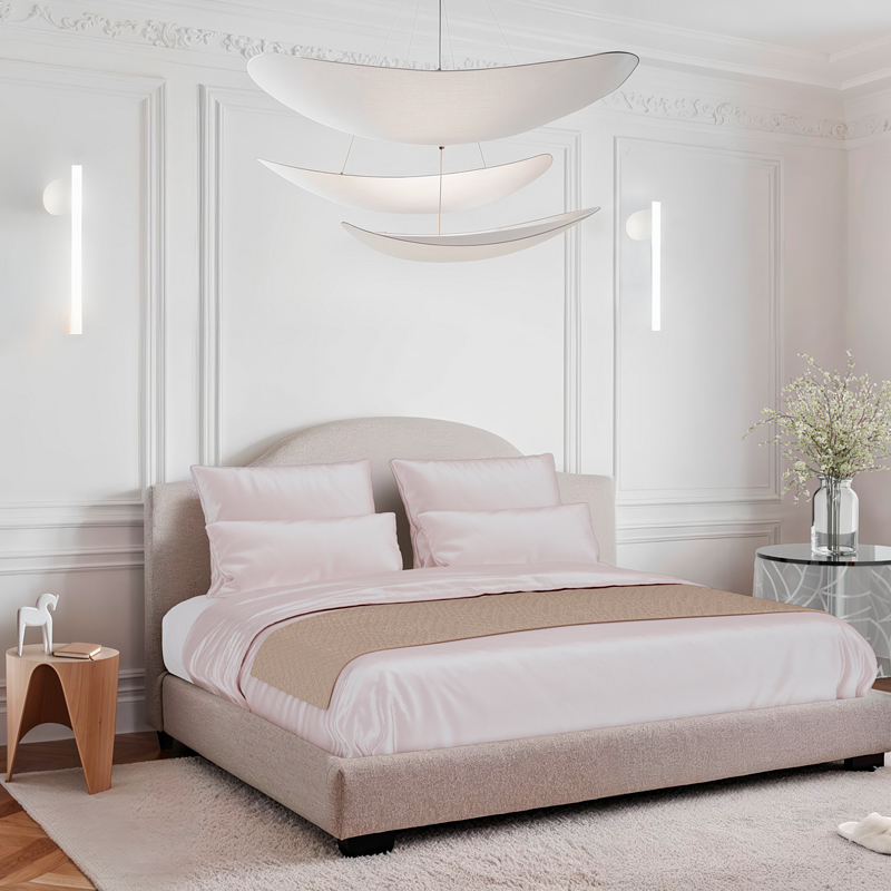 

Комплект постельного белья евро Mollen Premier, пудровый