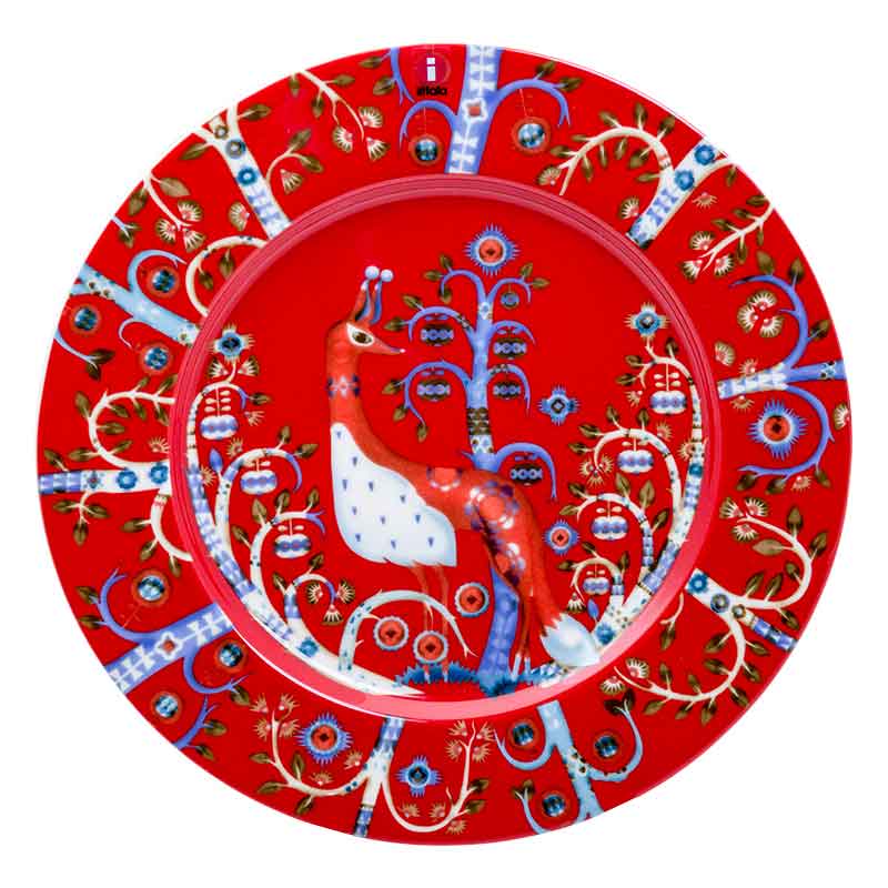 Тарелка Iittala Taika 22см, цвет красный Iittala 1012477 - фото 1
