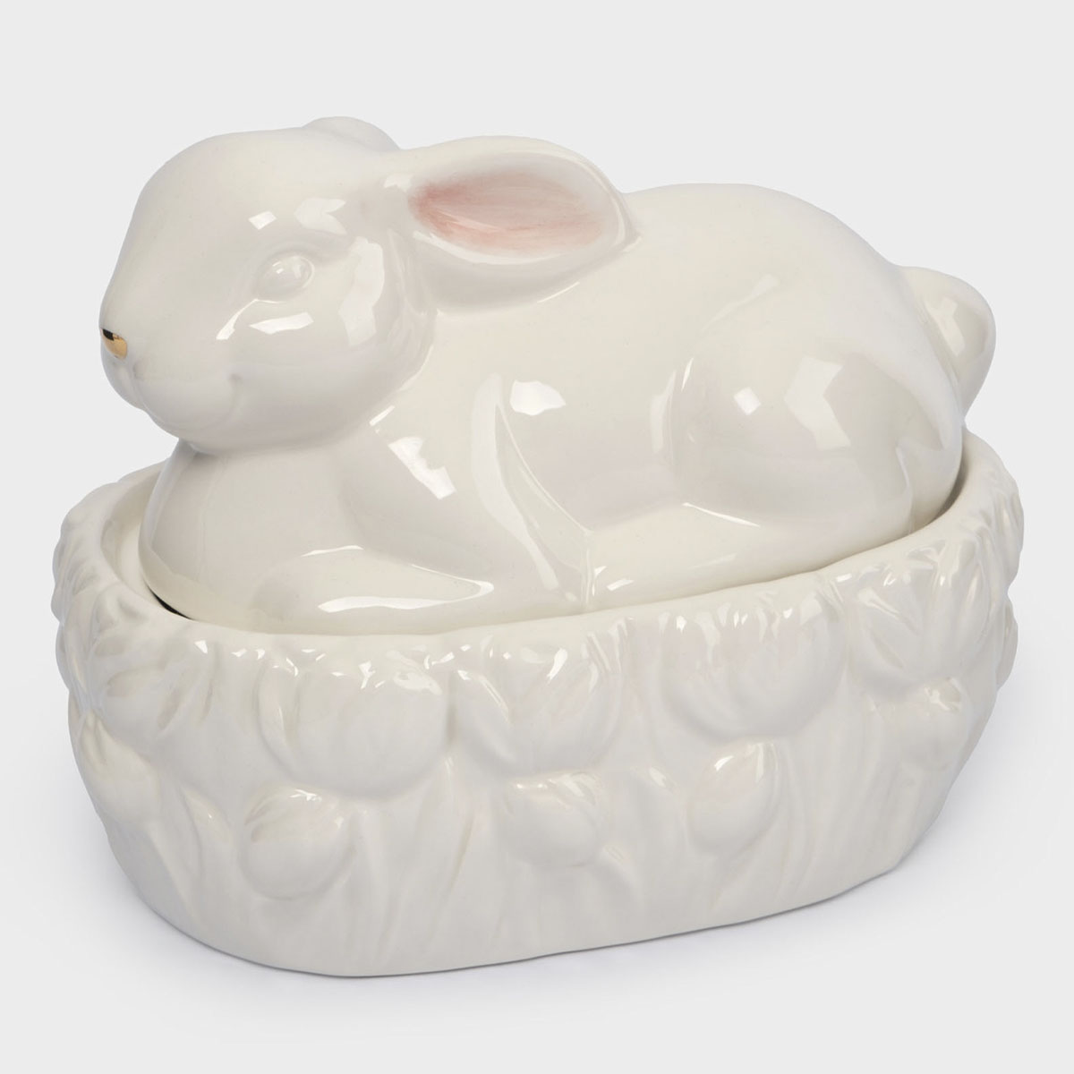 

Емкость для хранения Anna Lafarg Пасха Золотая Кролик в цветах 740мл