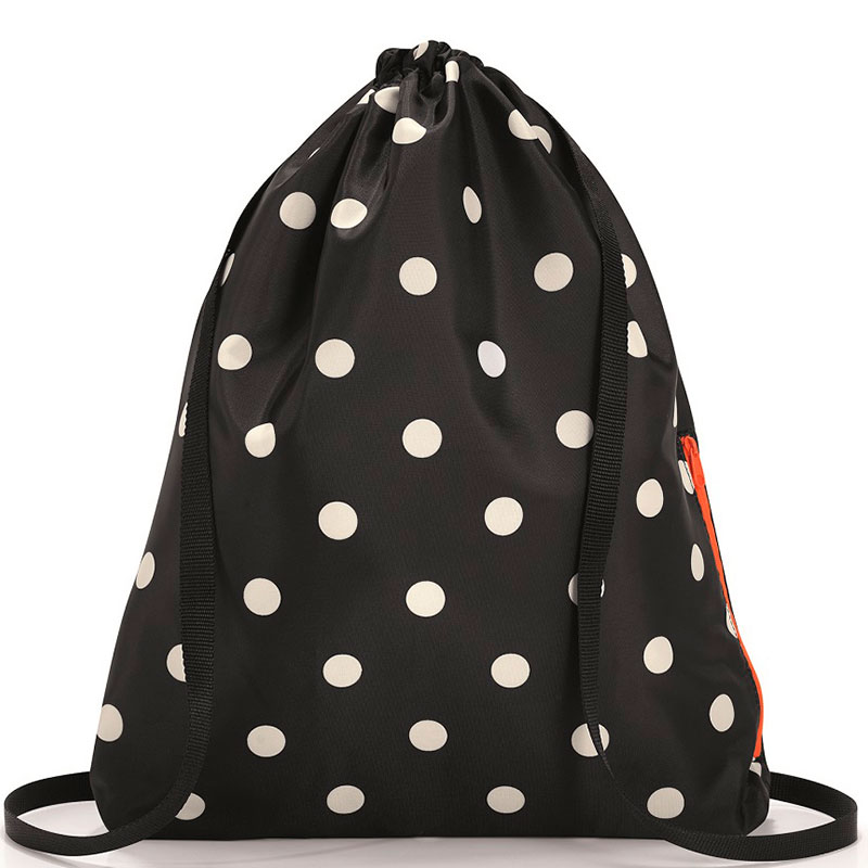 

Рюкзак складной Mini maxi sacpack mixed dots, Черный